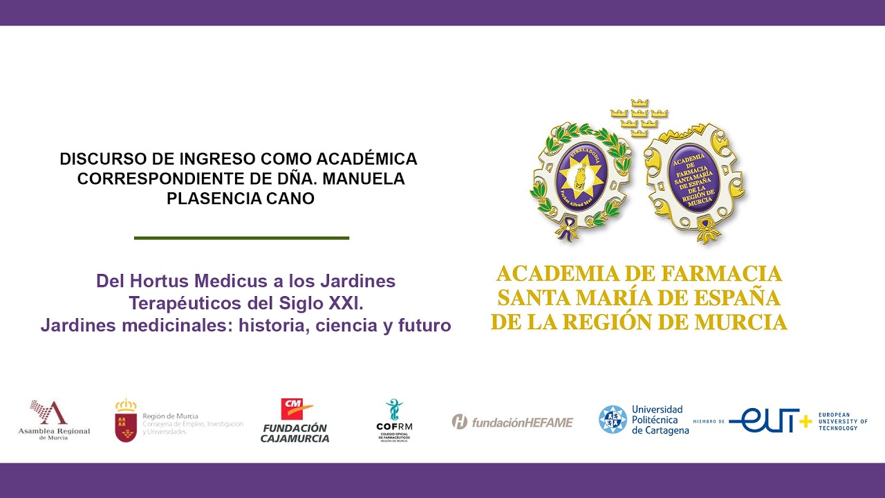 Discurso de ingreso como académica correspondiente de Dña. Manuela Plasencia Cano