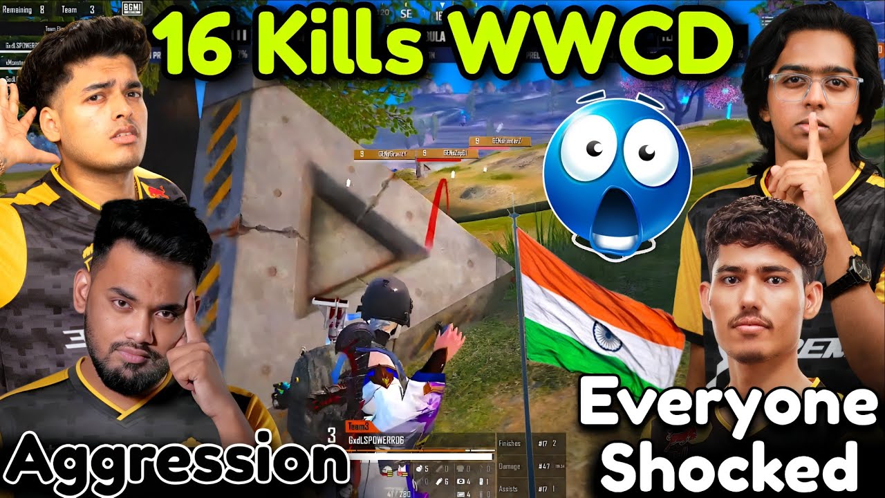 🇮🇳New GODL 16 Kills WWCD🥵 Shocking Domination 🥶 Drop Clash😱 Nub On GodL New Player 🔥