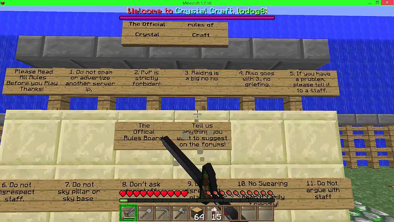 Crystal Craft Server Review - YouTube