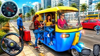 Indian Auto Rickshaw Simulator 2026🔥Crazy City Driving & Passenger Missions Android Gameplay screenshot 4