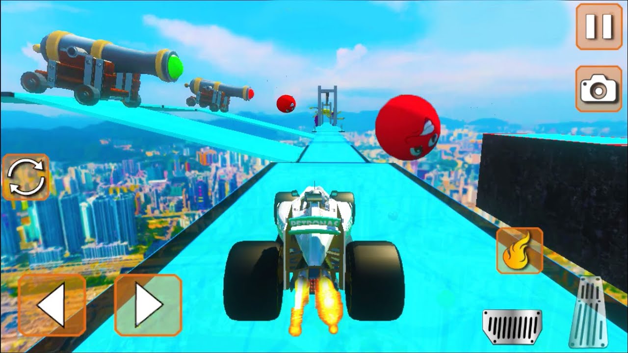 Formula Sports Car Racer Impossible Tracks- F1 Stunts Driving Simulator #1- Offline Android Games