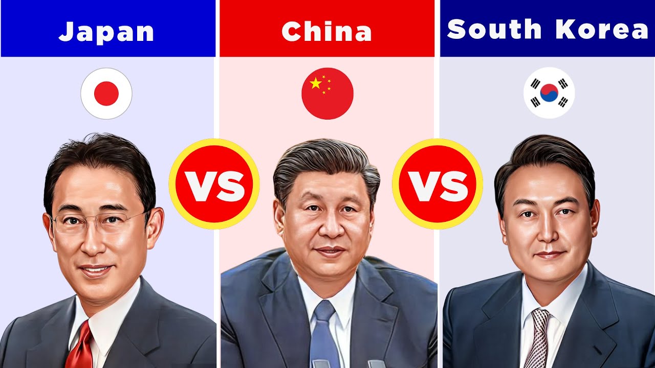 Japan vs China vs South Korea : Which Country has the BEST Economy? | 1 Million Comparison
