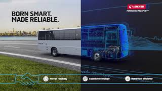 Eicher 6016 M LP Bus Chassis video