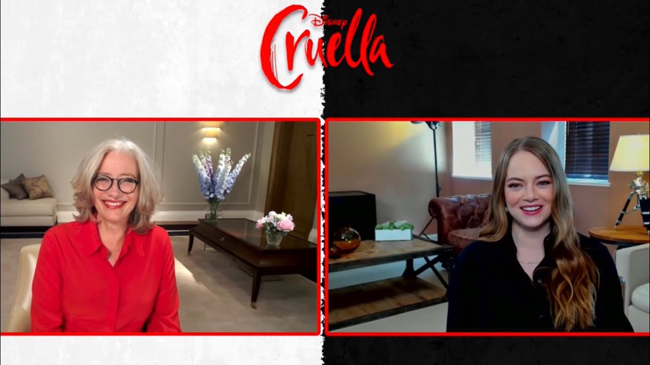 Disney’s CRUELLA Generic Interviews Emma Stone and Emma Thompson YouTube