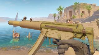 MP5-SD Savannah Halftone Showcase in CS2 (Factory New)