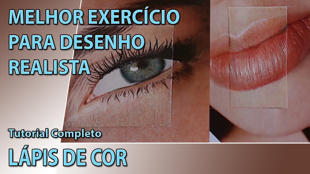 Tutorial de desenho realista com lápis de cor - Completo