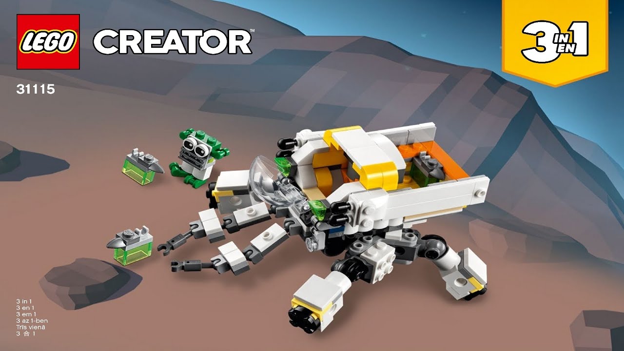 LEGO instructions - Creator - 31115 - Space Mining Mech (Book 2