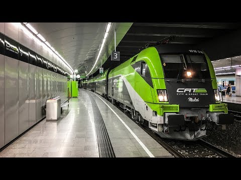 Como usar o trem CAT Vienna a partir do aeroporto ao centro da cidade
