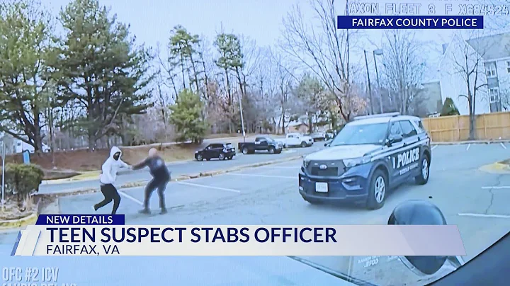 Teenager arrested after stabbing Fairfax County police officer, police say