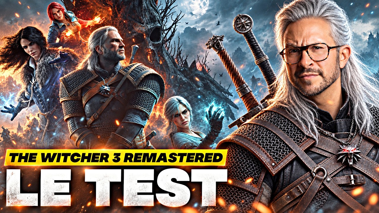 THE WITCHER 3 REMASTERED TEST 🔥Un JEU CULTE encore AMÉLIORÉ ?