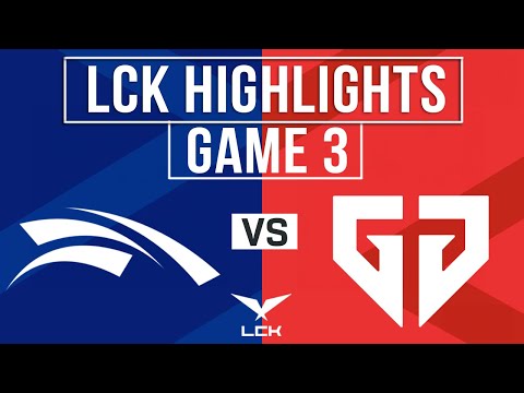 HLE vs GEN Highlights Game 3 | LCK 2025 | Hanwha Life Esports vs Gen.G