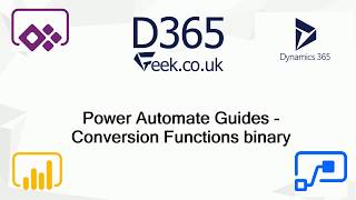 Power Automate Expressions How To: binary