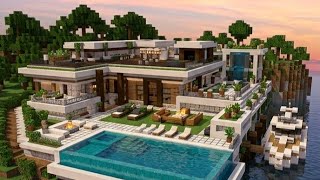 Luxury house of Minecraft 😱😱|gym| elevator 
