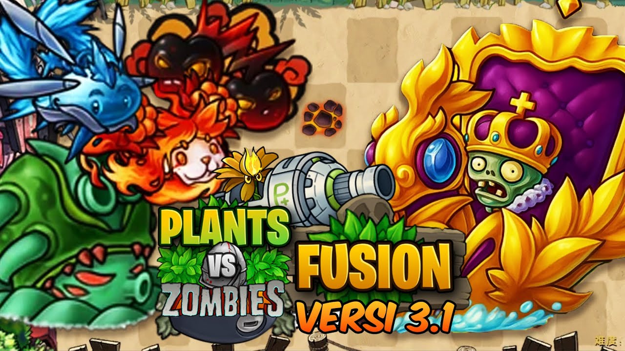 COMBO PASUKAN API KING RAMBO API!! | Plant VS Zombies Fusion
