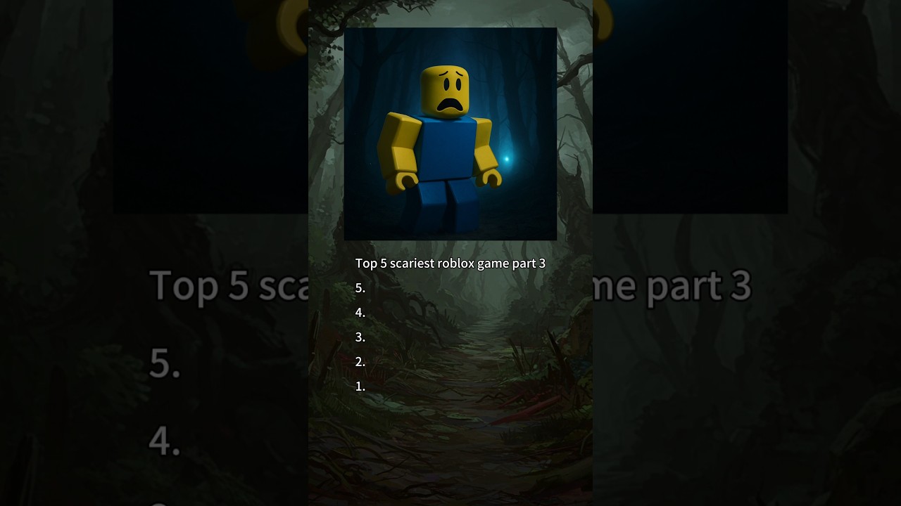 Top 5 scariest roblox game part 3