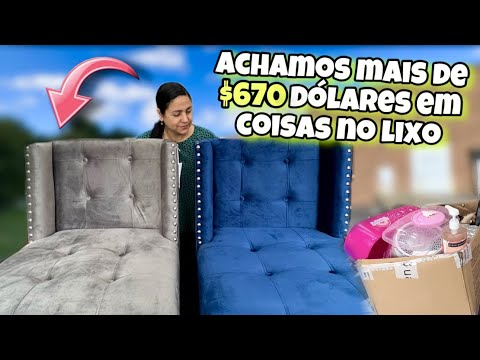 Achamos mais de $670 dólares em coisas no lixo dos Estados Unidos!🇺🇸