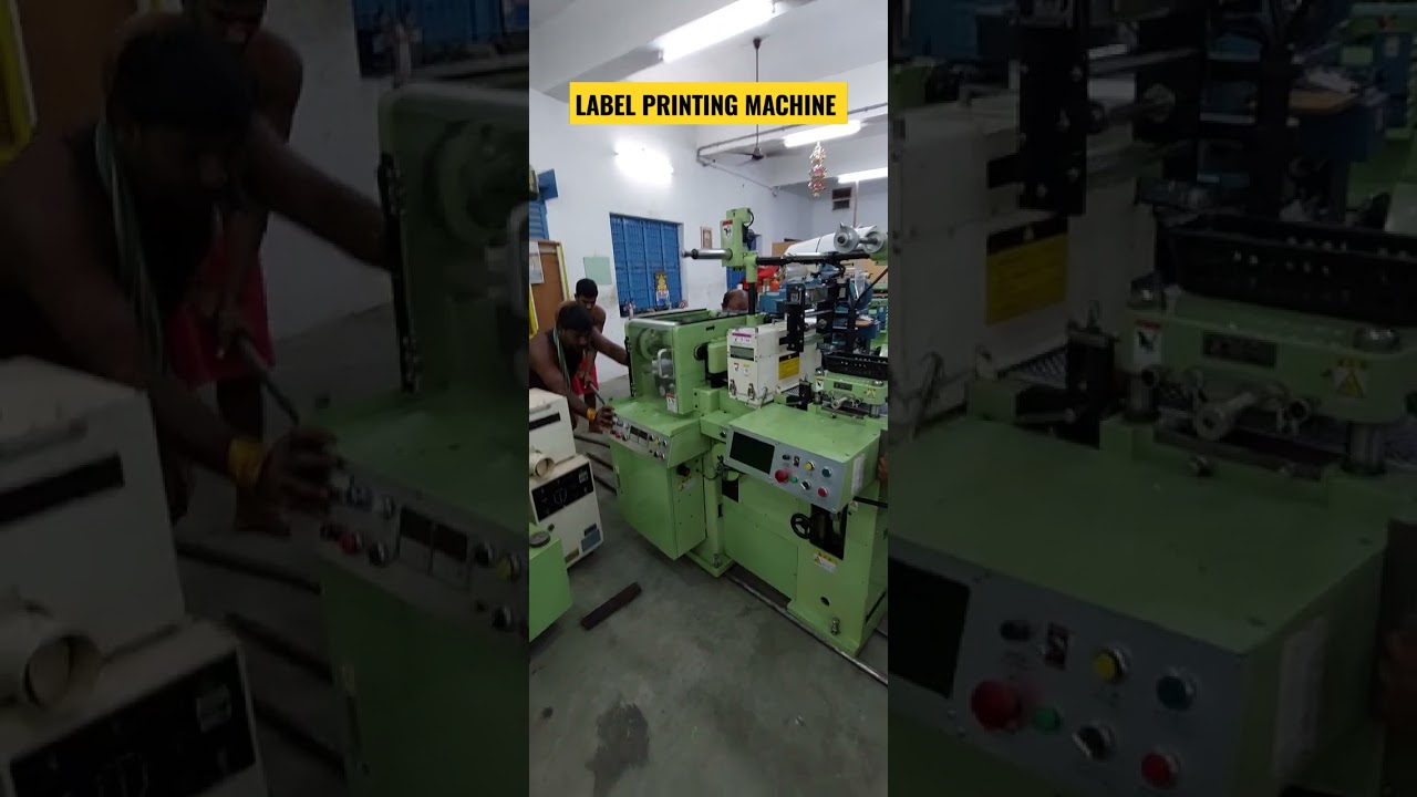 MK MACHINERY| LABEL PRINTING MACHINE |FOR SALE ☎️ +0 98421 95913