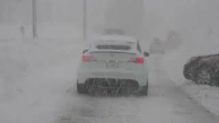 Massive Winter Storm Slams California  Huge Snow Storm  Blizzard Conditions On Donner Pass  2022