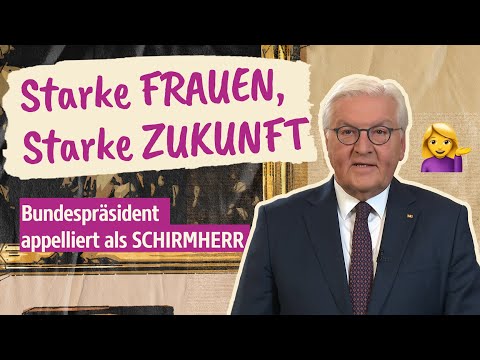 German President appeals for a future of GENDER EQUITY ✨ #StrongWomenBrightFuture #ZeroHunger 💚