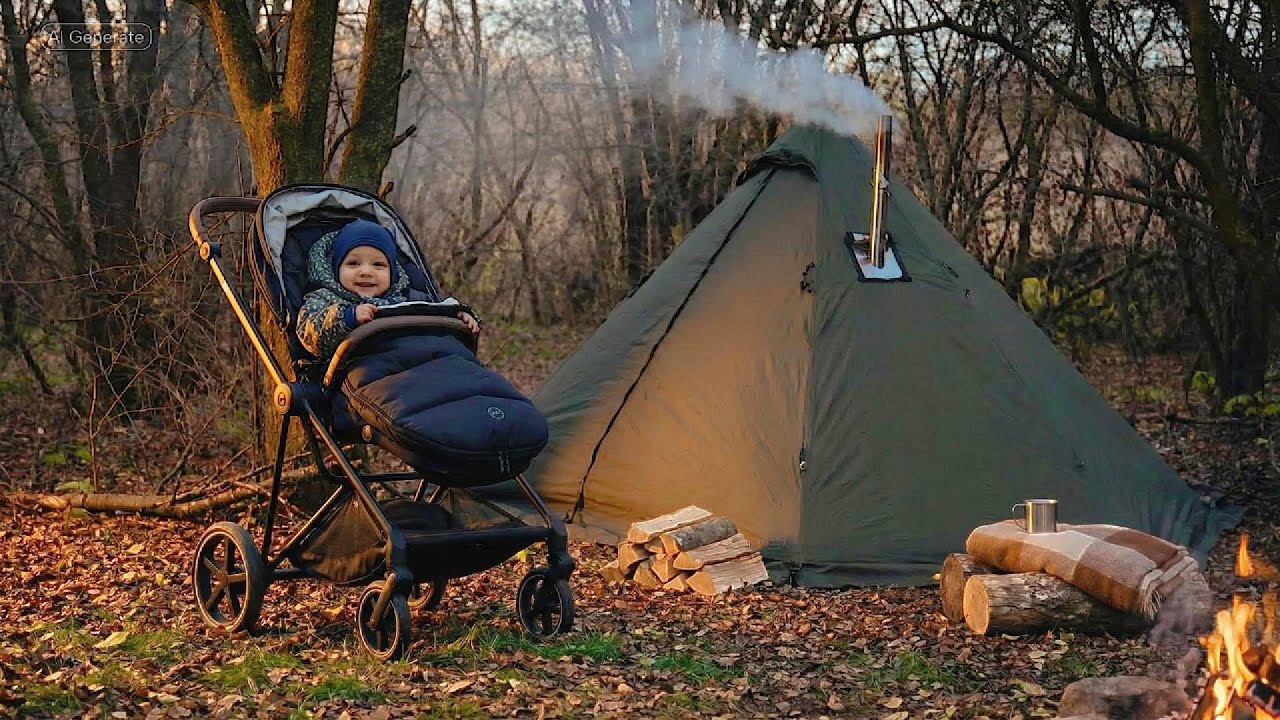 outdoor with my little baby