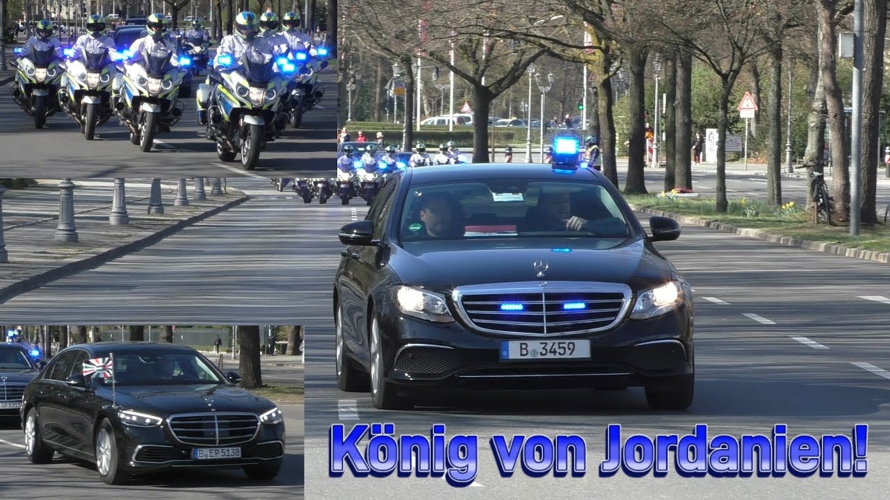 [Königlicher Besuch] Staatsbesuch in Berlin || Anfahrt Schloss Bellevue