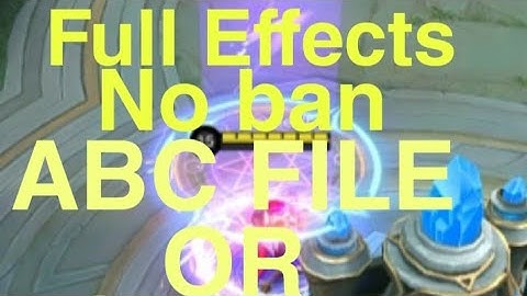 Seal Of Anvil Crawlers Script Recall ABC FILE OR NOT| FULL EFFECTS|MLBB