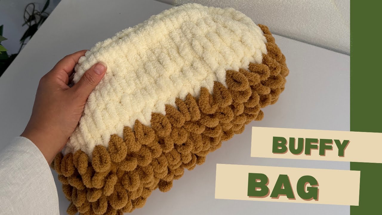 اسهل شنطة بخيط البافي للمبتدأين Buffy bag tutorial 