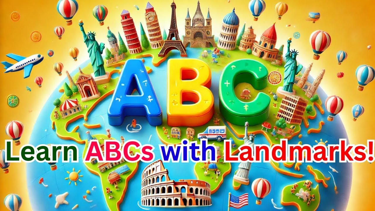 Learn ABCs with Famous Landmarks: Fun Phonics Song for Kids