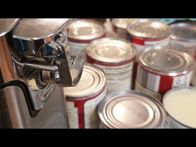 Cómo utilizar el abrelatas - abre latas manual 