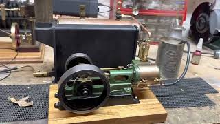 Stuart #8 with 501 boiler on steam