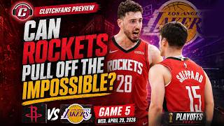 Can the Houston Rockets win Game 5 in LA against the Lakers? @clutchfansDOTnet