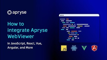 How to integrate Apryse WebViewer in JavaScript, React, Vue, Angular, and More
