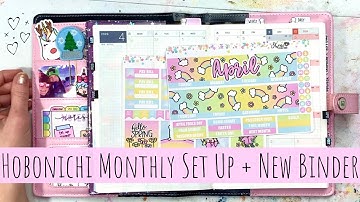 2020 A5 Hobonichi Cousin Avec April Monthly Set Up + DIY Hobonichi Cover from A5 Planner Binder