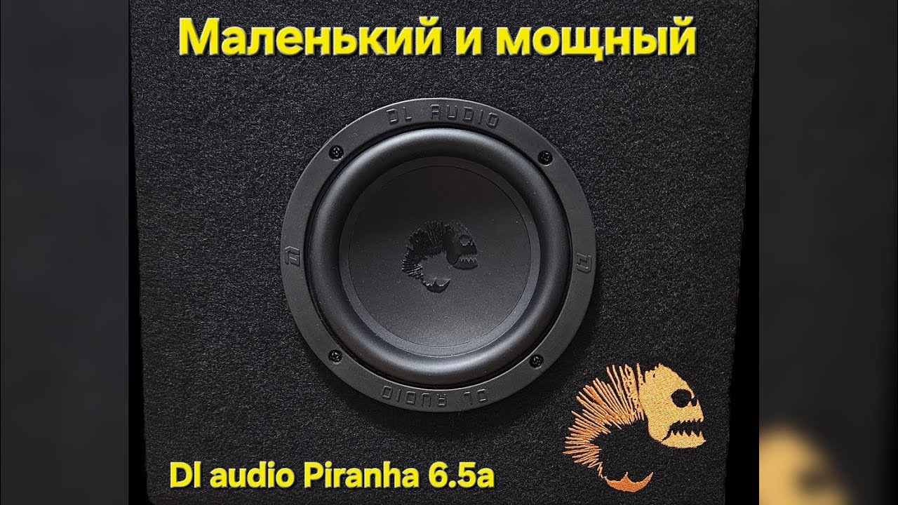 Dl Audio Piranha 6.5a Обзор, установка и прослушивание активного сабуфера.