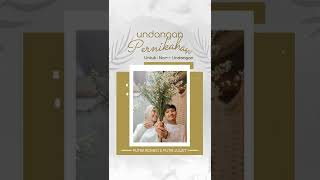 UNDANGAN VIDEO PERNIKAHAN ONLINE : RWD03