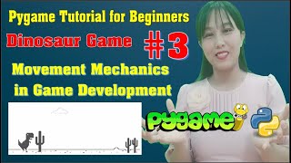 How to make dinosaur game p3 - Pygame
