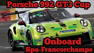 Porsche 992 GT3 Cup - Onboard at Spa-Francorchamps - GT Cup Open 2021