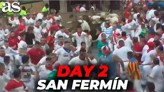 CHAOS at SAN FERMIN 2026! | Full Second Running of the Bulls (July 8)
