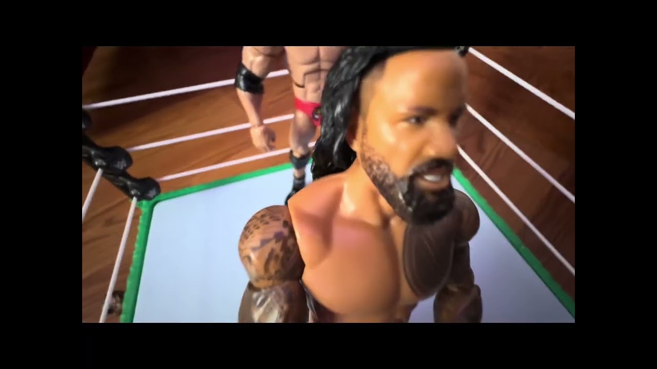 LA knight vs jimmy uso wrestlemania XL afc action figure content ￼