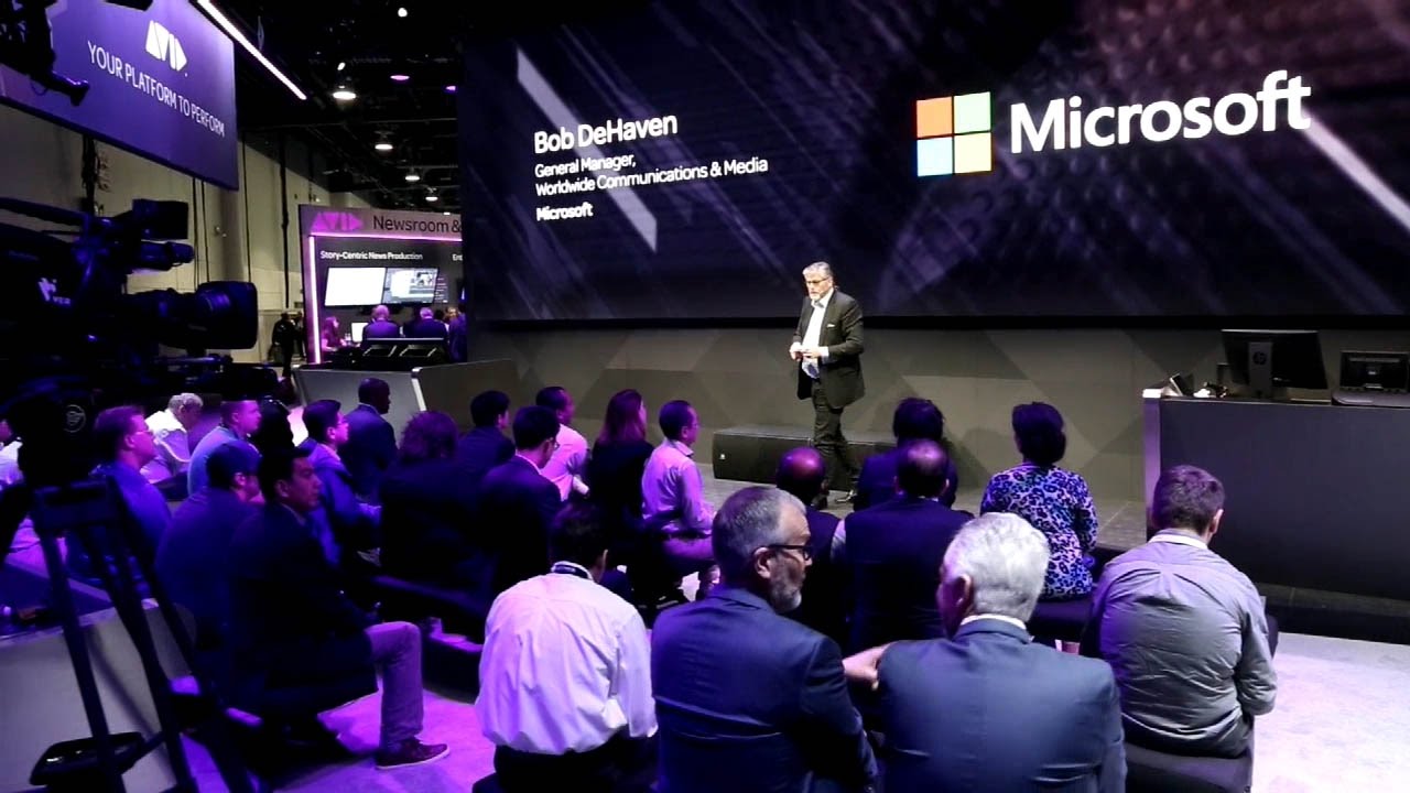 Avid at NAB Show 2017 Bob De Haven, Microsoft YouTube