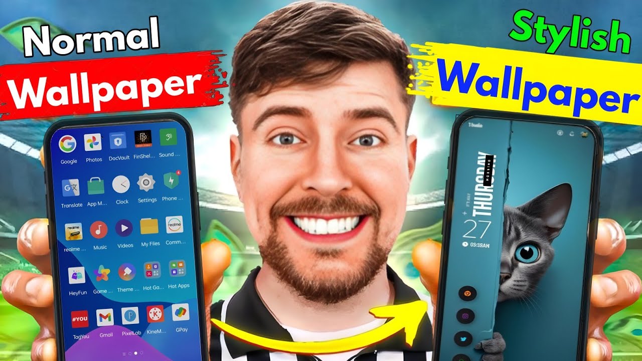 Apne Phone Ka Wallpaper Kaise Change Kare l Apne Phone Ke Wallpaper Ko Stylish Kaise Kare 