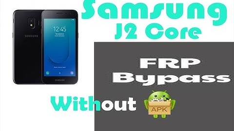 Samsung J2 Core 2019 Frp Unlock Bypass Google Protection Lock Android 8 .1 (New Method)