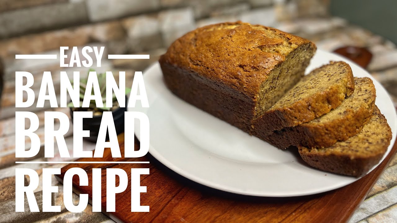 Easy Banana Bread Recipe| Flour House JA