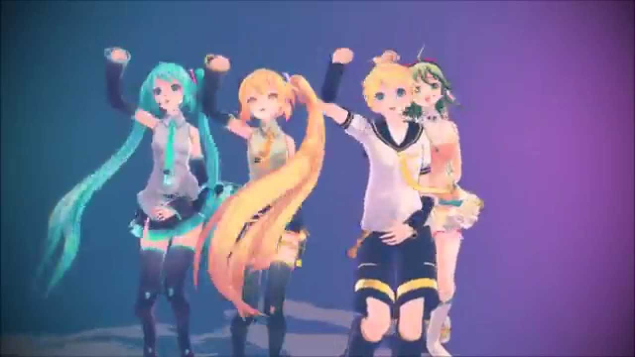 [MMD] Just Dance [Miku, Rin, Gumi, Neru, Len]