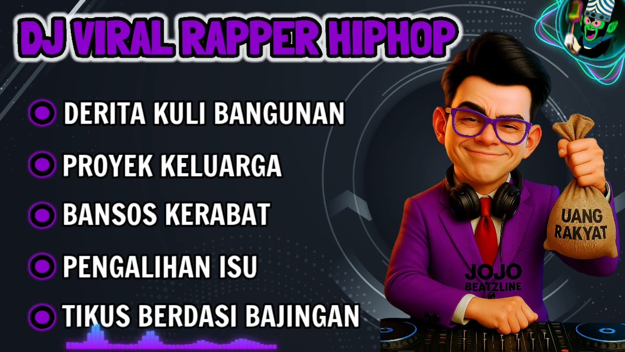 🎧BEST DJ RAPPER HIPHOP🎶 || DERITA KULI BANGUNAN | SINDIRAN PEDAS TERBARU 2025 🎧 #djhiphop #djrap