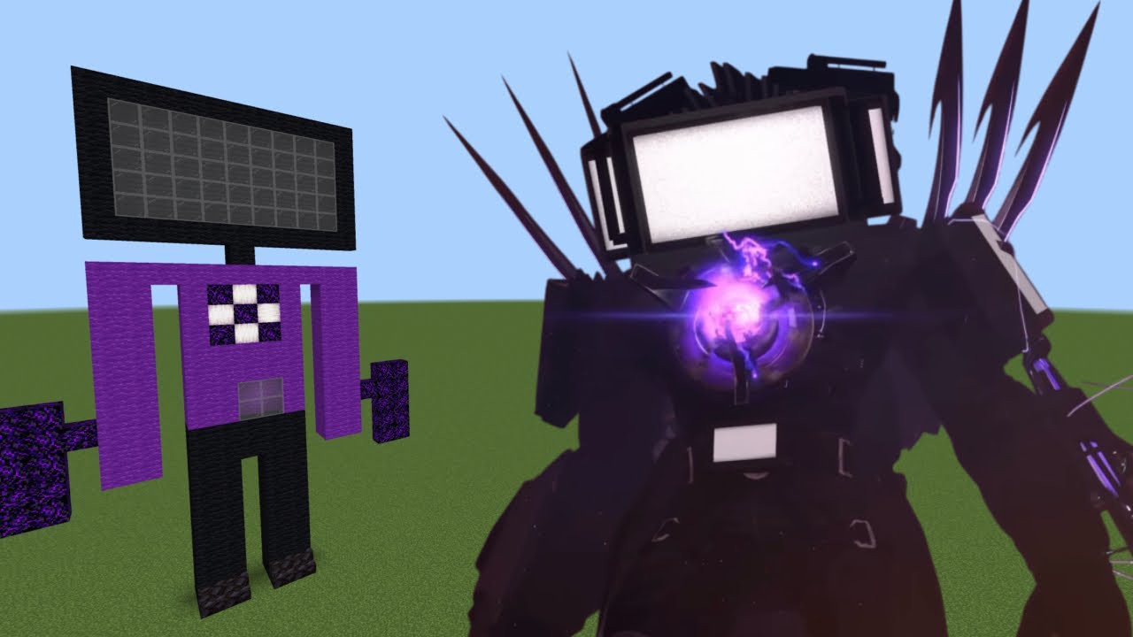 TV Man & Speakerman Titan Addon in Minecraft PE