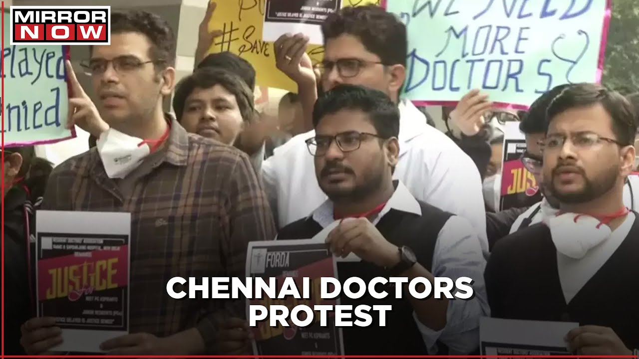 Chennai Resident Doctors Stage Strike Over NEET-PG Counselling Delay