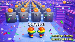 Level Up Boxing - All Levels Gameplay Pop Pi (Levels 121-125)