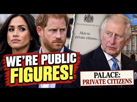 Video Harry & Meghan Want Public Figure Status — Palace Draws the Line