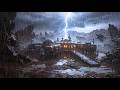 Thunderstorm on an Alien Planet | Heavy Rain & Lightning at the Outpost | Deep Sleep Ambience